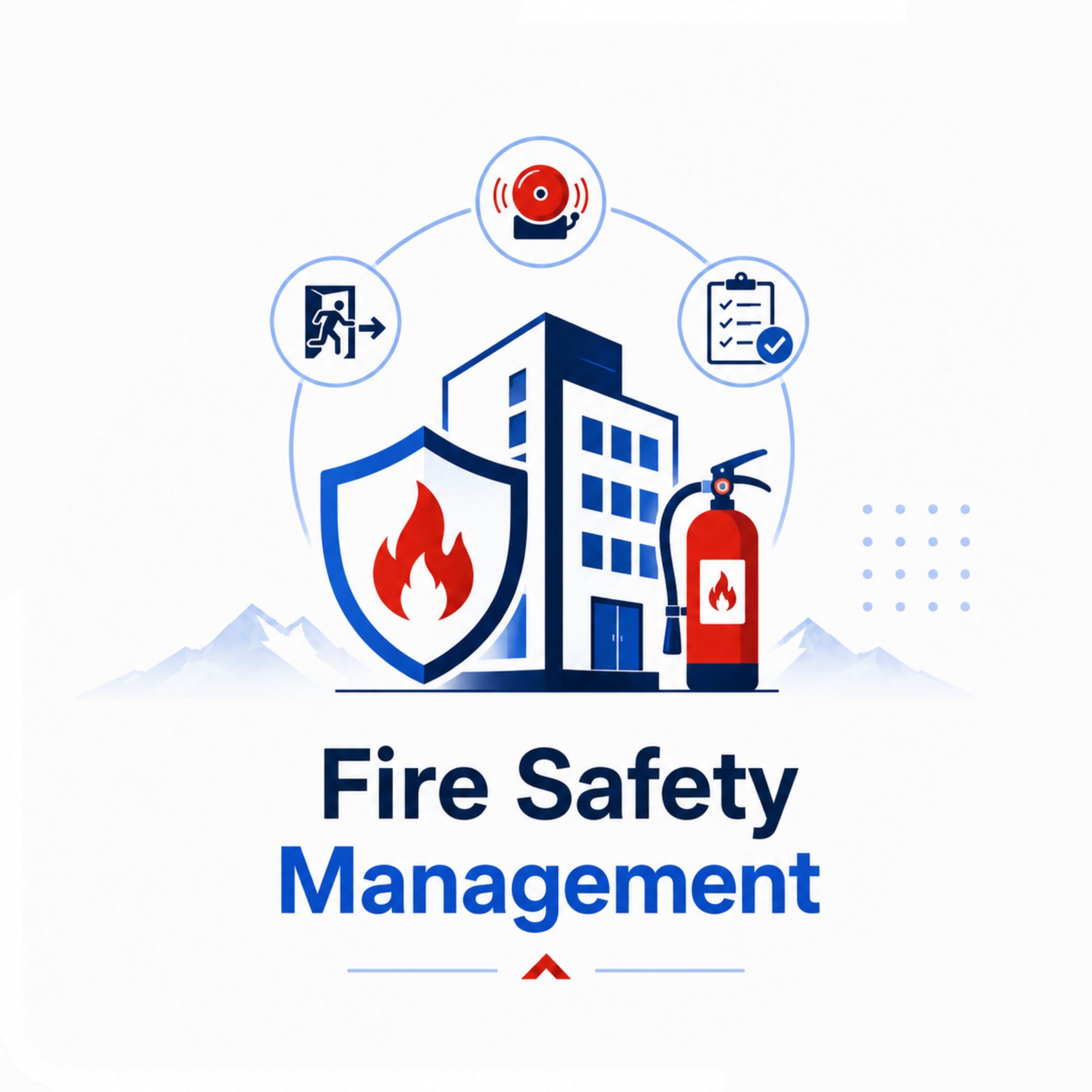 Fire Safety Management Icon
